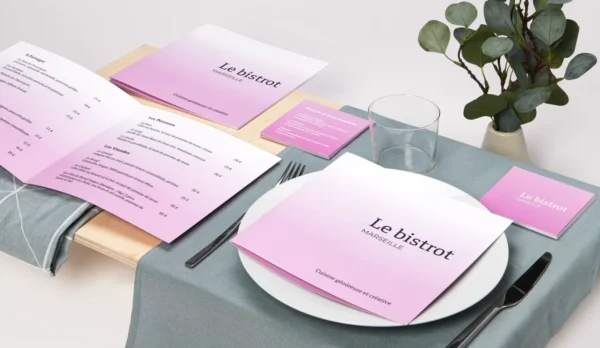 custom paper menus