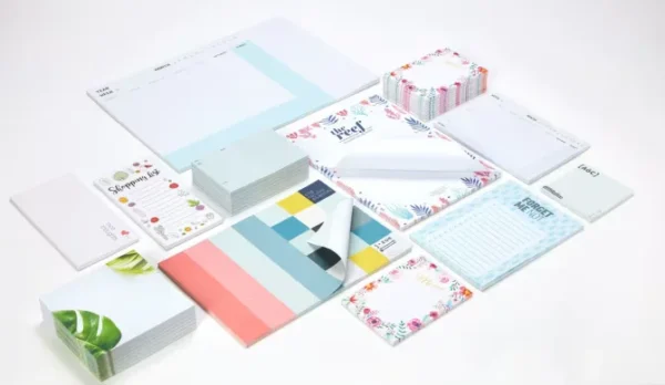 personalized notepads glue binding