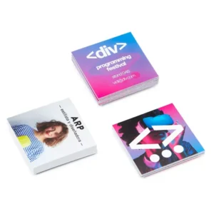 personalized square business cards