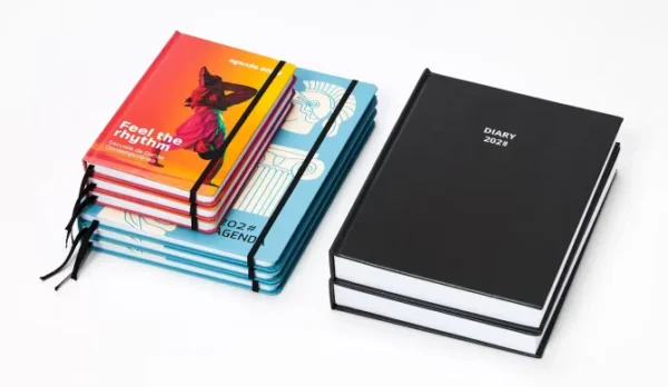 choose size design hardback diaries