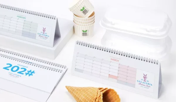 custom printed desk calendars