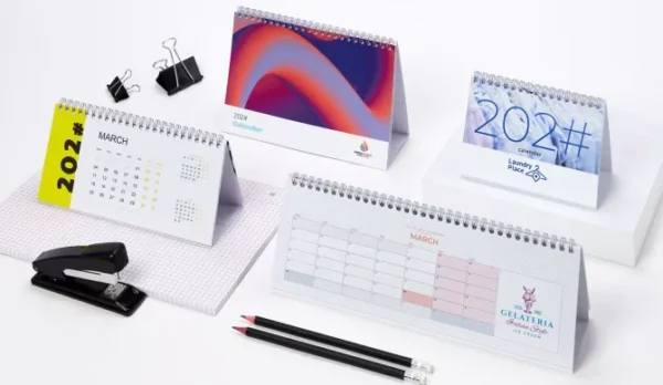 personalised desk calendars