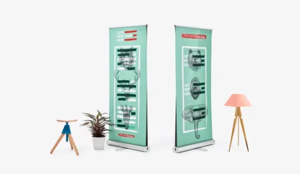 360 degree roll up banner