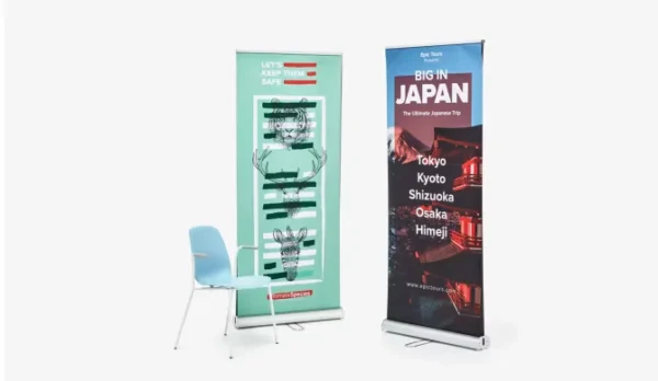 double sided roll up banner